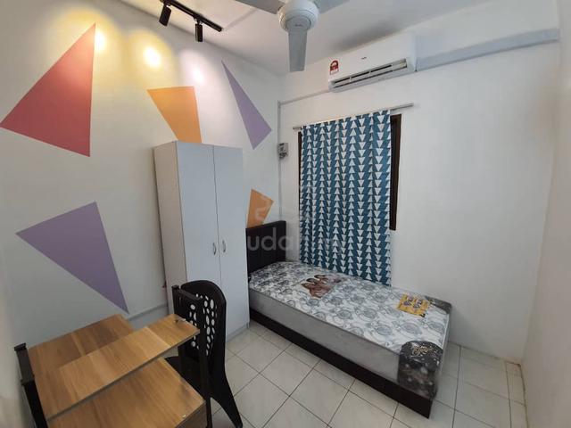 SINGLE ROOM, Indahria Apartment, Seksyen22, Shah Alam, Batu Tiga 1