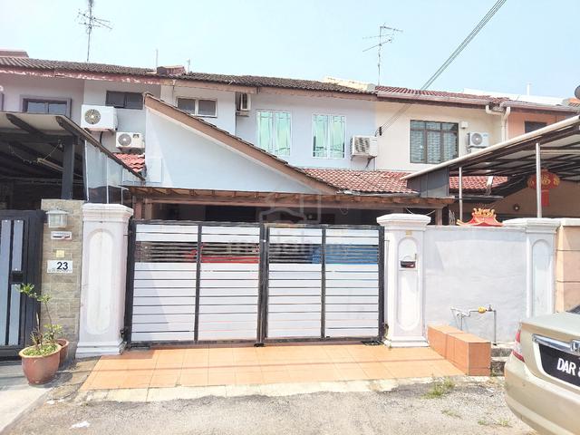 Double-storey terrace house in Megah Ria 1