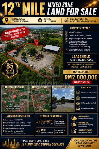 12th Mile Mixed Zone Land for Sale 1