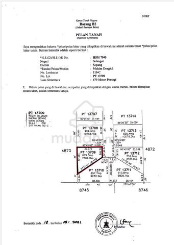 BELOW MARKET + INFRA READY✅ Tanah Lot 7,309 sqft (64' x 110') Sg Merab 1