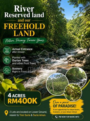 Taiping Freehold Riverfont Fruit Farm For Sale 1
