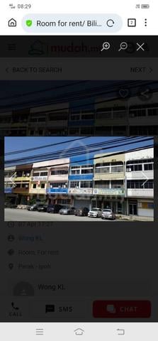 Room to let (bilik sewa) at Jln Raja Ekram, Ipoh 1