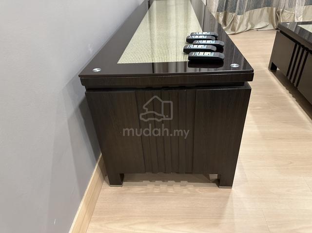 Solid TV Console Table with Drawers - photo 2 of 3