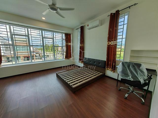 Sarawak Serian Partially Furnished Semi-Detached House For Rent 1