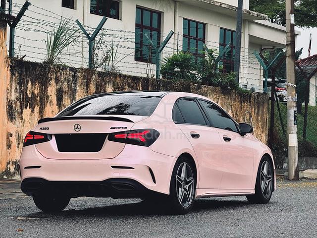 2019/21 Mercedes Benz A250 SEDAN (CBU) Wrap Pink - 5