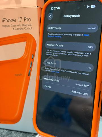 (Like New) iPhone 17 PRO 256Gb Orange - photo 4 of 5