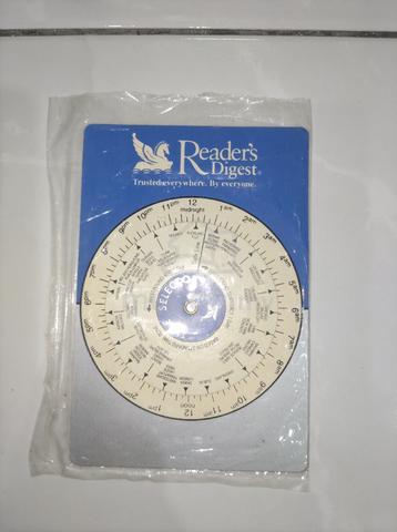 Vintage Reader's Digest World Time Selector Conver - photo 3 of 3