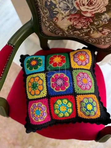 crochet cushions  - photo 4 of 6