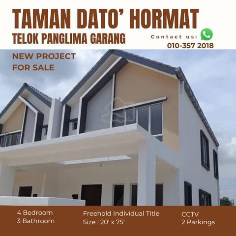 Projek Terbaru di Taman Dato Hormat, Telok Panglima Garang 1