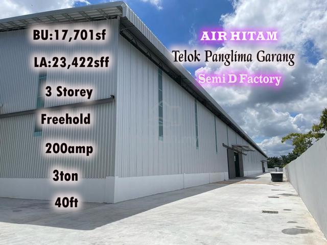 Factory Telok Panglima Garang Freehold Industrial park 1