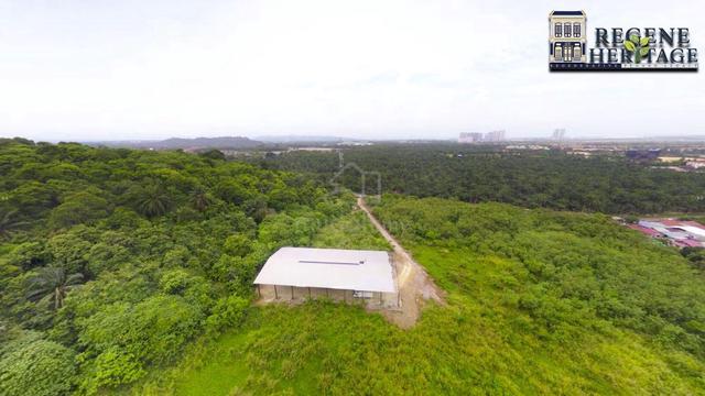 (360 VR) Batu Kawan Road Side Flat Land With A Pavilion 1