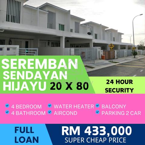 SUPER LOWER PRICE SEREMBAN 💯💯SENDAYAN HIJAYU 20x80 Double STOREY 1