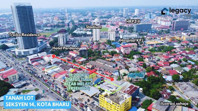 Tanah Tapak Sabye Sabye Cafe, Belakang Courts Mammoth, Kota Bharu 1