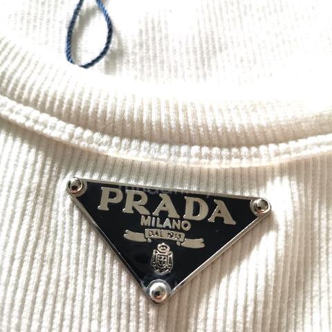 Prada white ribbed tank top - photo 5 of 6