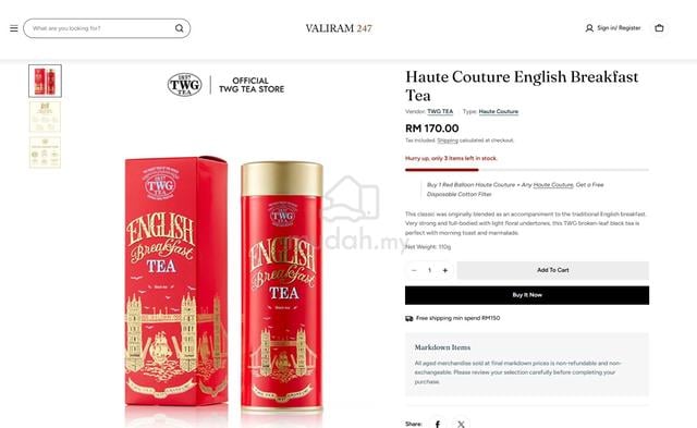 TWG Tea English Breakfast Tea | Authentic - photo 5 of 6