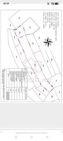 Tanah sawah 0.8878 ekar jual sebahagian area Seberang Gajah B.Rambai 3