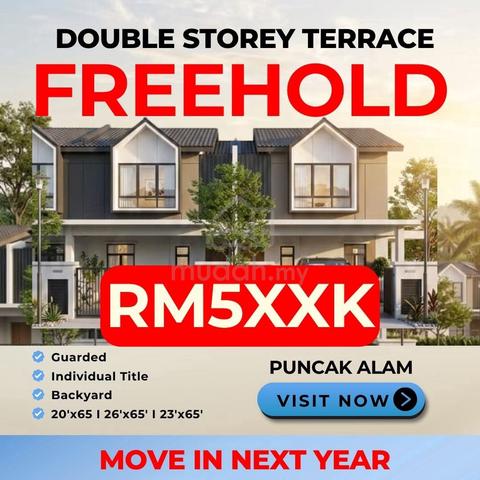 Cheapest Freehold 2-Storey Terraced House Nearby Sungai buloh 1