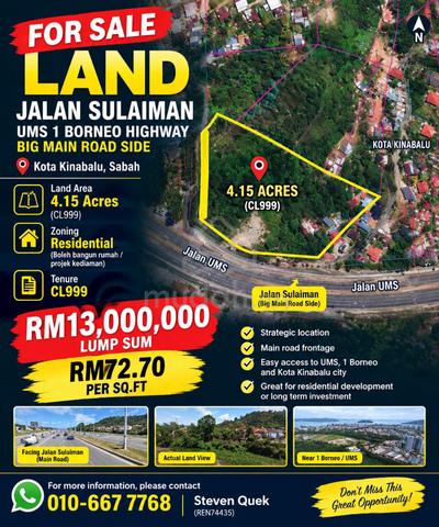 Jalan Selaman Main Road Land For Sale 1