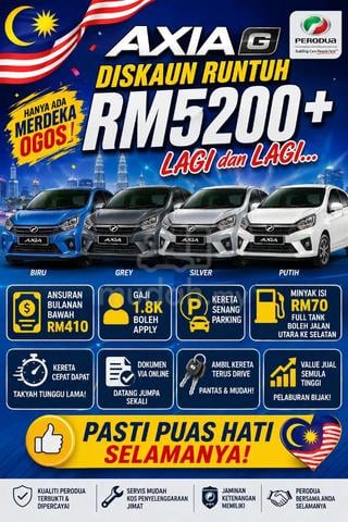2026 Perodua AXIA 1.0 G MY23 A300 D74A (A) - 4