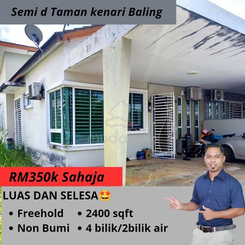 Full Loan🤩 Semi d Taman Kenari Baling😍 1