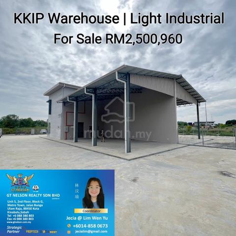 KKIP 2 Storey Semi-D Warehouse For Sale| Light Industrial