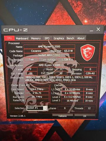 WTS Gaming PC AMD Ryzen 5 5500 - photo 5 of 6
