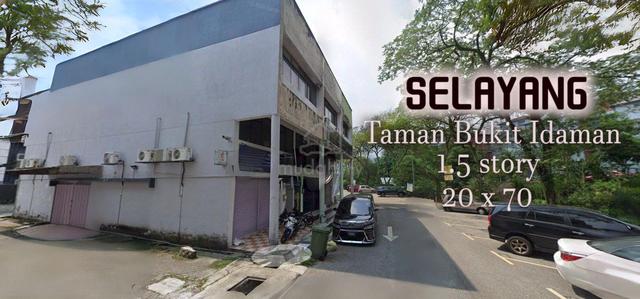 Selayang Taman Bukit Idaman Ground & Mezzanine Floor Endlot Shop 1