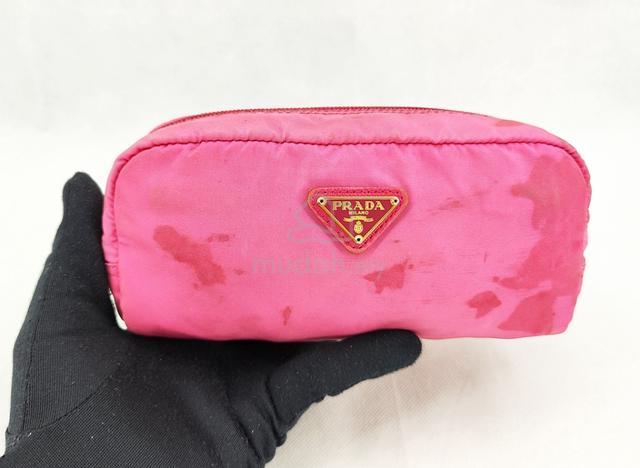 Prada makeup bag discount sale