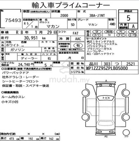 2023 Porsche MACAN 2.0 FACELIFT  - 5A Condition - 2