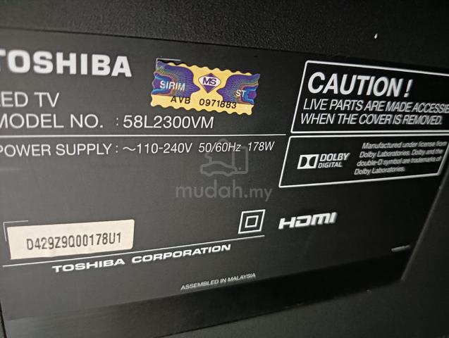 led tv 58inch Toshiba elok lagi  - photo 4 of 4