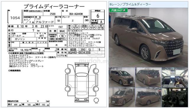 2025 Toyota ALPHARD 2.5 Z Grade 6A New Car Unreg - 3