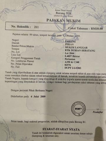 Tanah Pertanian 1