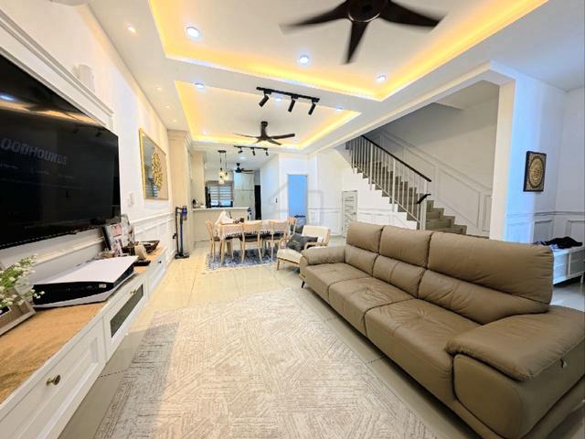 [FULLY FURNISHED+FACING OPEN]Double Storey Aronia Setia Ecohill 2 1
