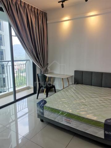 fully furnished included parking balcony room the henge kepong 1