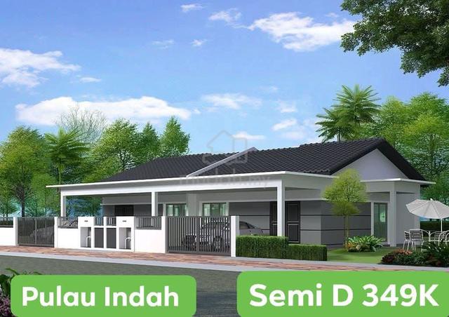 Semi D Paling Murah di Pulau Indah 1