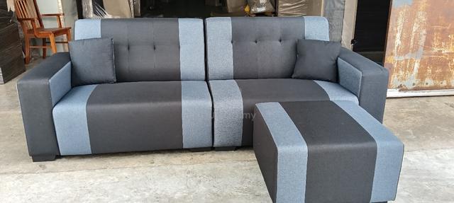 sofa L shape 4 seat + stool - photo 3 of 5