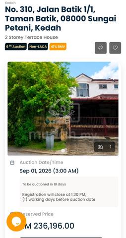 LELONG Corner Lot 2 Tingkat Taman Batik 1