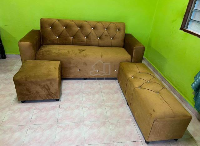 sofa L shape harga kilang - photo 4 of 6
