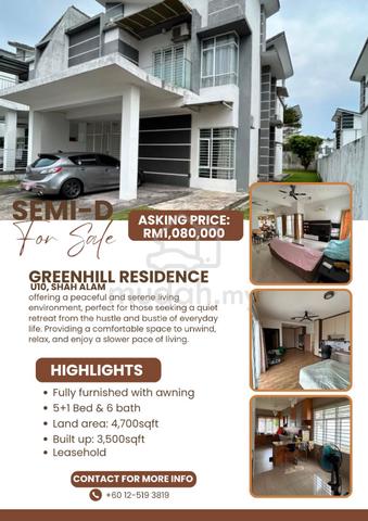 Greenhill residence for sale near factories alam budiman Duke 1