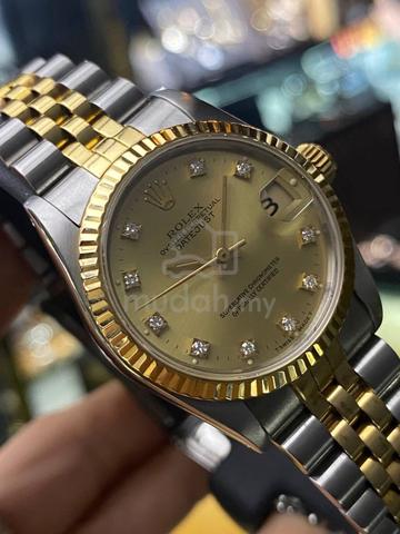 Rolex Datejust 68273 Diamond Gold Dial Size: 31mm - photo 2 of 6