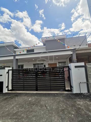 Freehold New Single Storey Terrace house for sale Klebang Ipoh perak 1