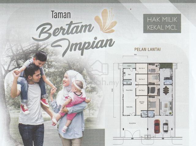 TAMAN BERTAM IMPIAN, Rumah Kluster 1 Tingkat (35' x 75'), MELAKA 2