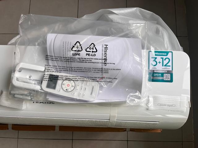 hisense air-conditioner 1.0HP - photo 3 of 5