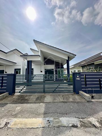 freehold 1 storey semi-d beside sentral mall ipoh, full loan only 1