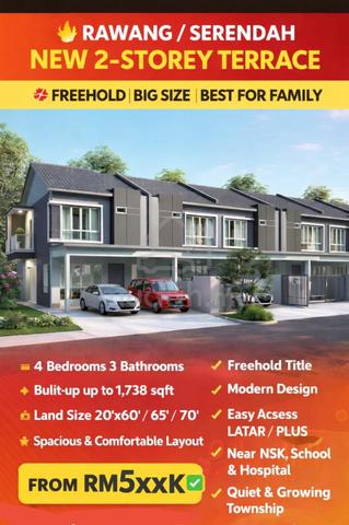 Big size 2storey, Corner available 1