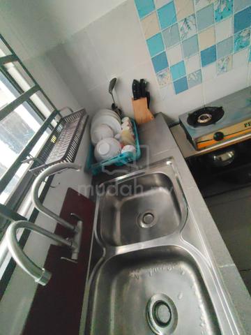 Teres taman Bertam impian sekali perabot 5