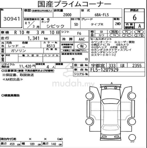 2025 Honda CIVIC 2.0 TYPE R FL5 Mileage 1370 KM 6A - 3