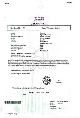 Tanah untuk di jual 1