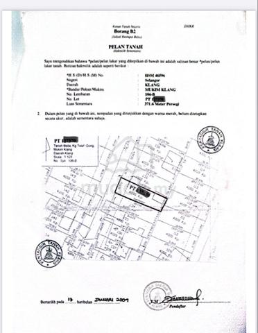 Land For sale Telok Gong Port Klang 1