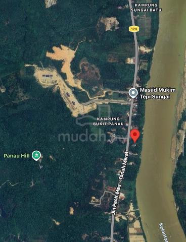 tanah setengah ekar depan bukit panau dan tepi sungai besar kelantan 1